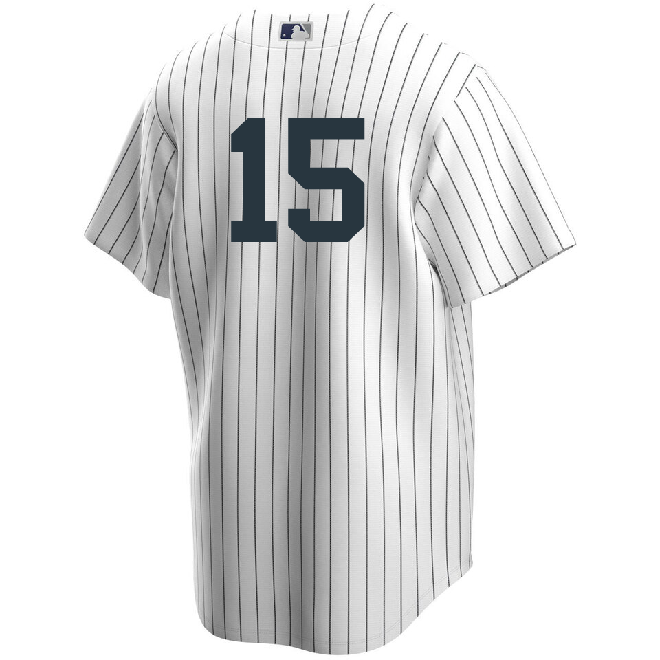 Men's Nike Thurman Munson #15 White New York Yankees Home Official Replica Player Jersey Official Team Jersey Sports Fan Apparel
