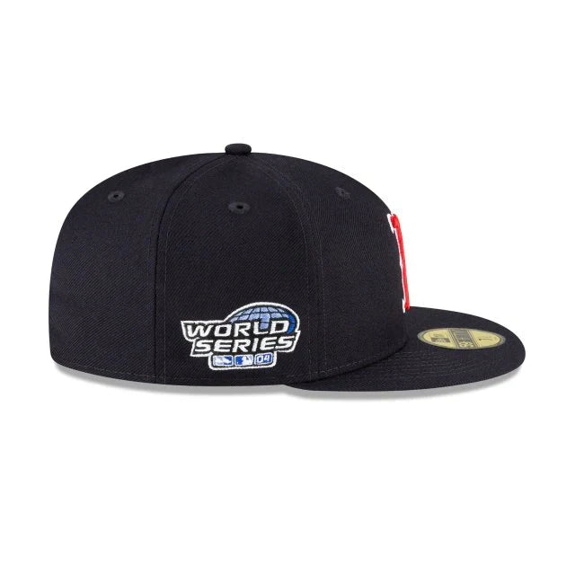 Boston Red Sox Navy Classic 2004 World Series New Era 59Fifty Fitted Hat Official Team Hat Sports Fan Cap