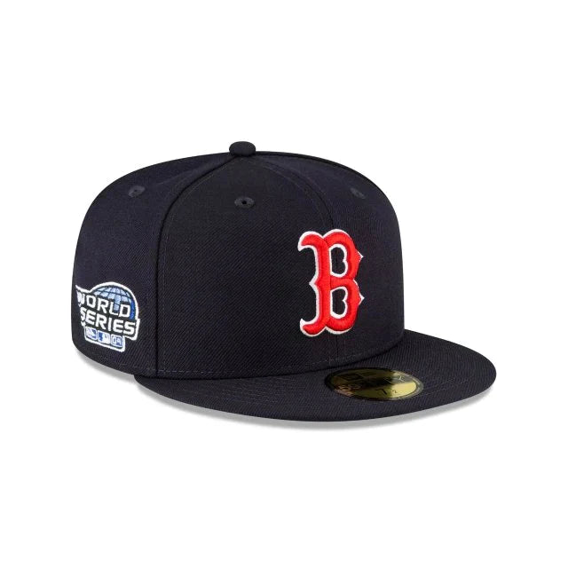 Boston Red Sox Navy Classic 2004 World Series New Era 59Fifty Fitted Hat Official Team Hat Sports Fan Cap