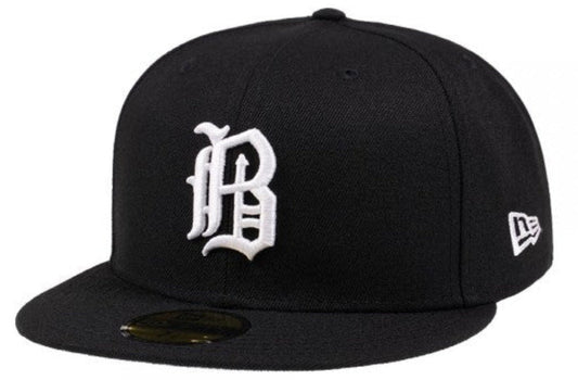 Birmingham Barons New Era Jordan Era 59FIFTY Fitted Hat - Black Official Team Hat Sports Fan Cap