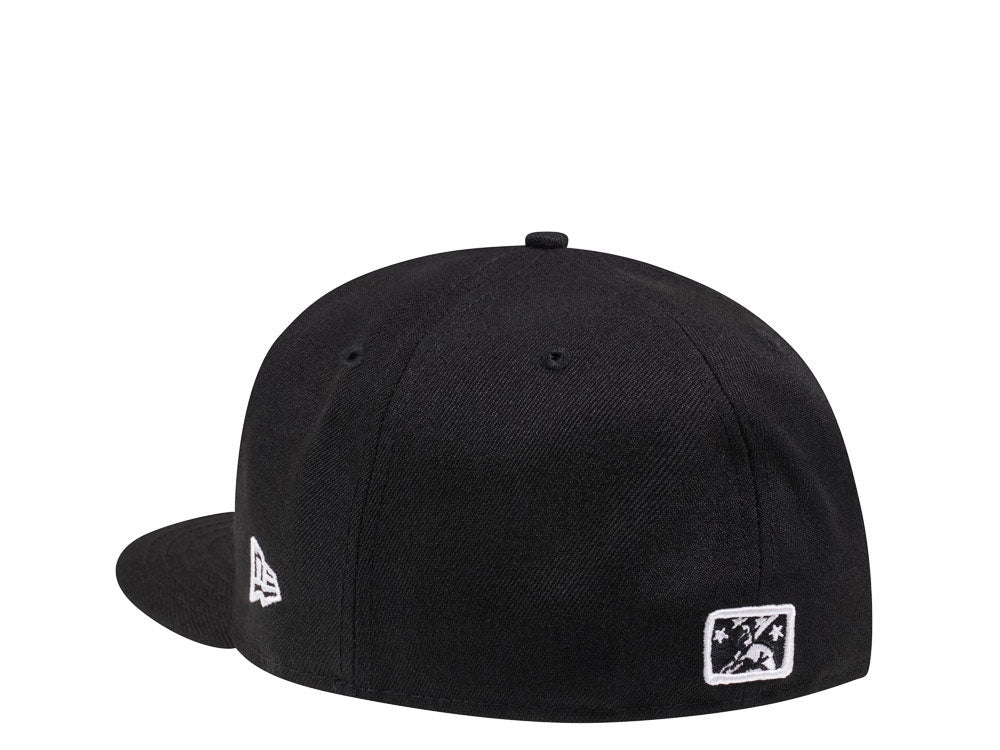 Birmingham Barons New Era Jordan Era 59FIFTY Fitted Hat - Black Official Team Hat Sports Fan Cap