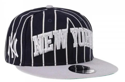 New York Yankees Navy/Gray City Arch New Era 9FIFTY Snapback Hat Official Team Hat Sports Fan Cap