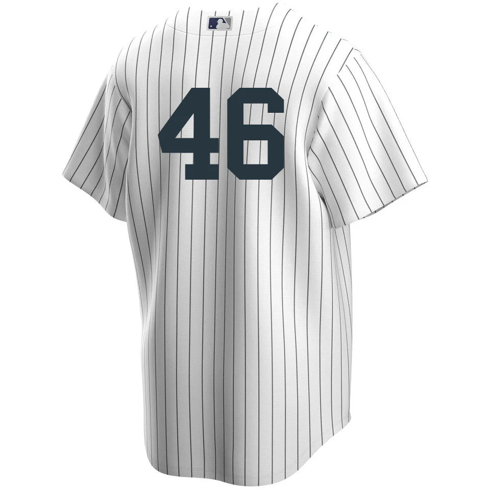 Men's Nike Andy Pettite #46 White New York Yankees Home Official Replica Player Jersey Official Team Jersey Sports Fan Apparel