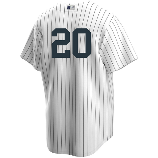 Men's Nike Jorge Posada #20 White New York Yankees Home Official Replica Player Jersey Official Team Jersey Sports Fan Apparel