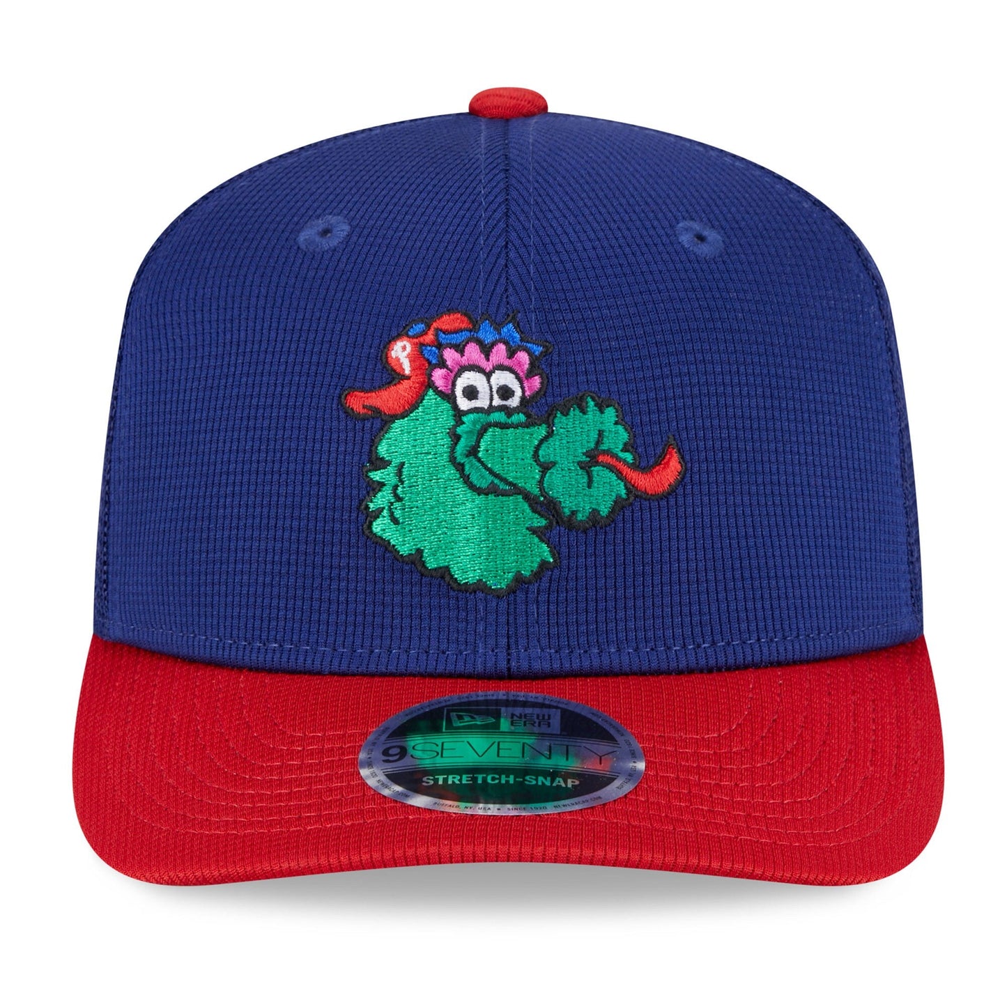Philadelphia Phillies New Era Deep Blue/Red Batting Practice 9SEVENTY Trucker Hat Official Team Hat Sports Fan Cap