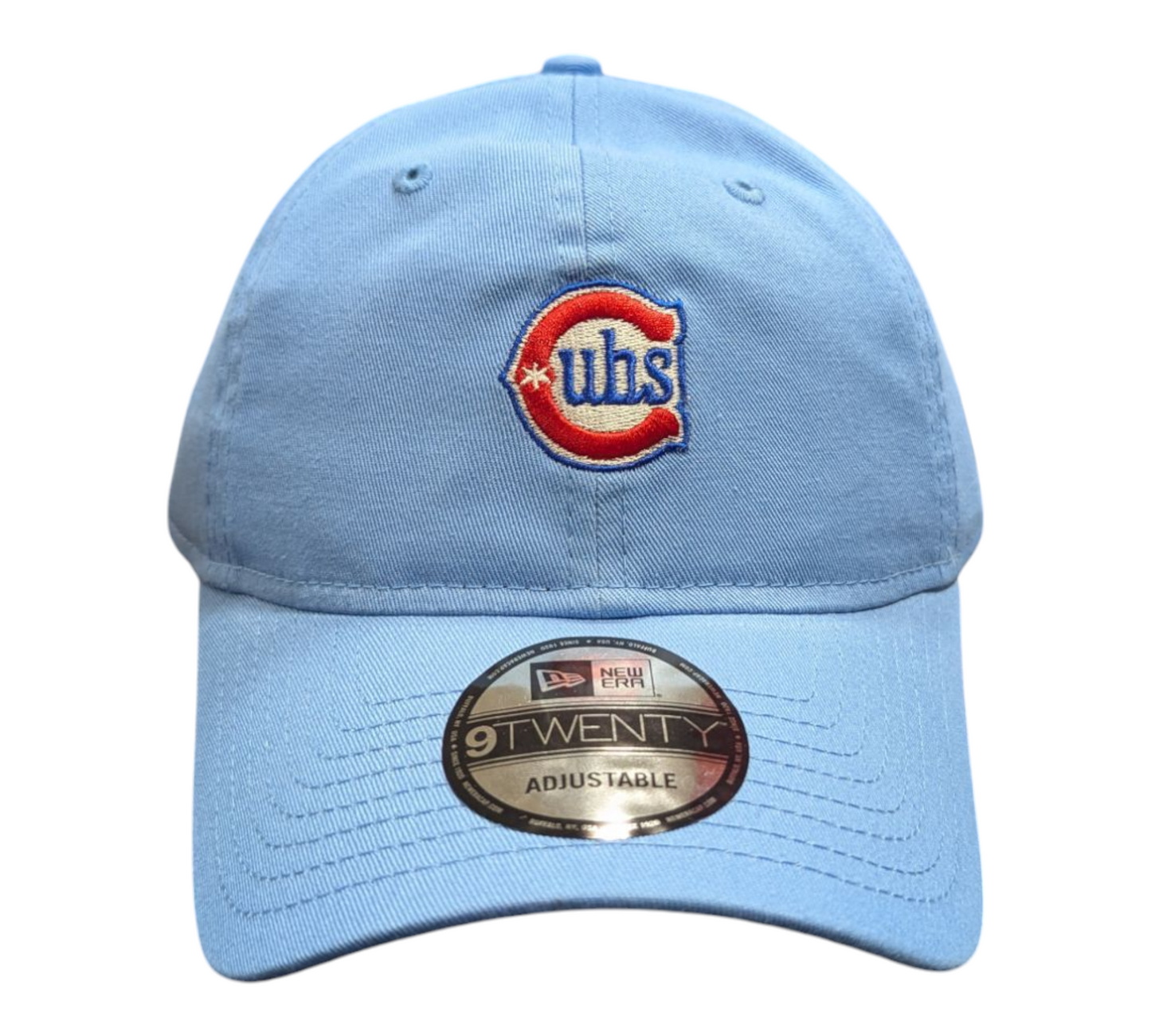 Chicago Cubs New Era Sky Blue Alternate 2 9TWENTY Adjustable Hat Official Team Hat Sports Fan Cap