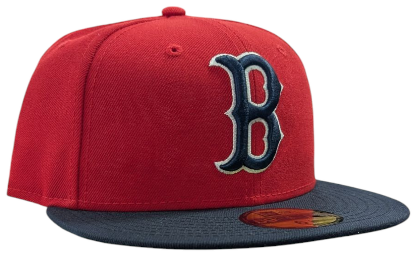 Boston Red Sox Cooperstown Collection 1975 New Era Classics 2 Tone Scarlet/Red 59FIFTY Fitted Hat Official Team Hat Sports Fan Cap