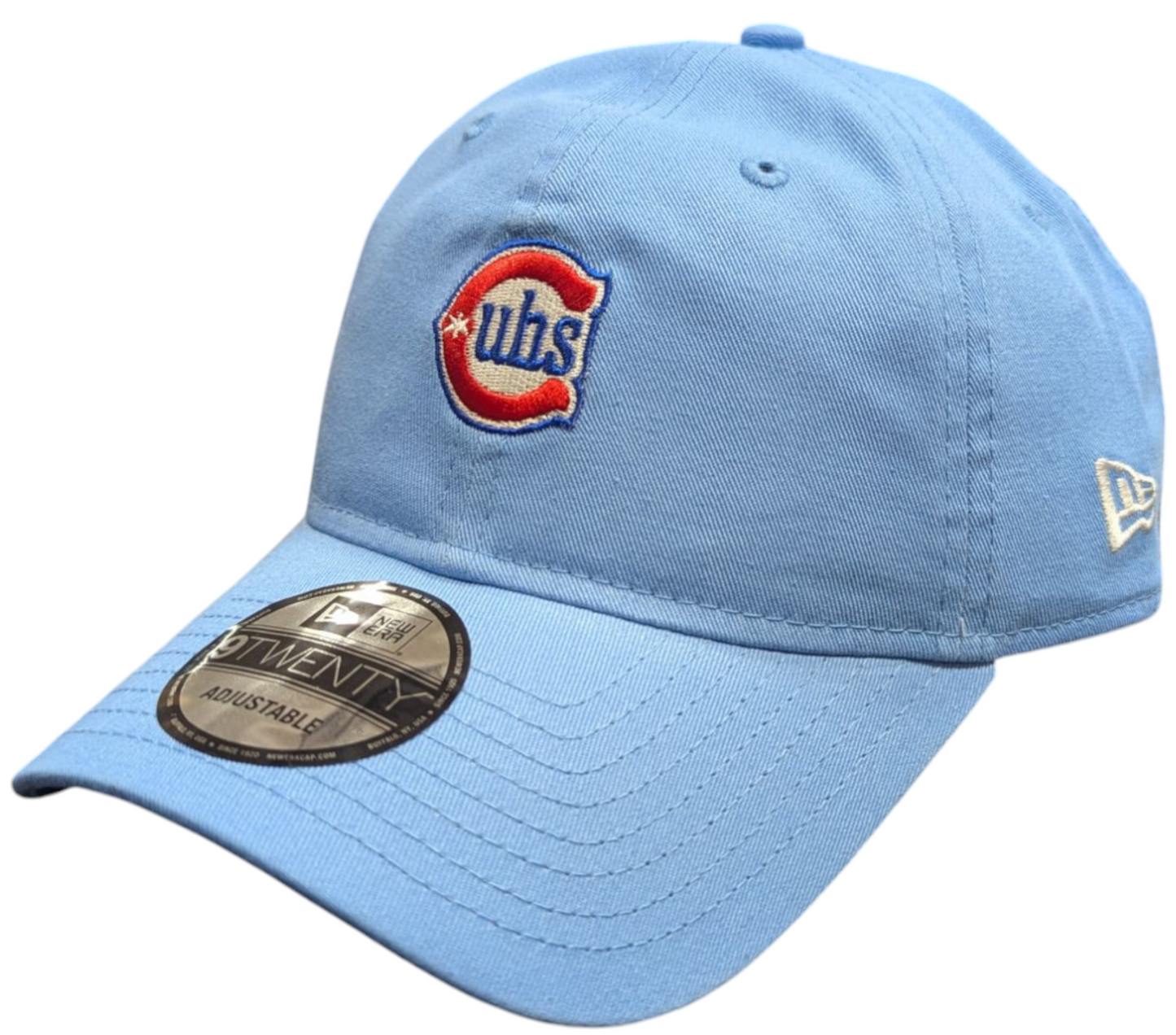 Chicago Cubs New Era Sky Blue Alternate 2 9TWENTY Adjustable Hat Official Team Hat Sports Fan Cap