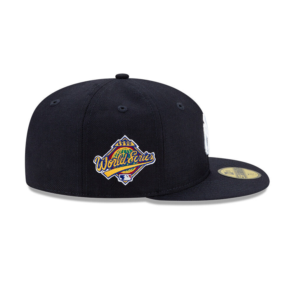 New York Yankees Navy Classic 1996 World Series New Era 59Fifty Fitted Hat Official Team Hat Sports Fan Cap