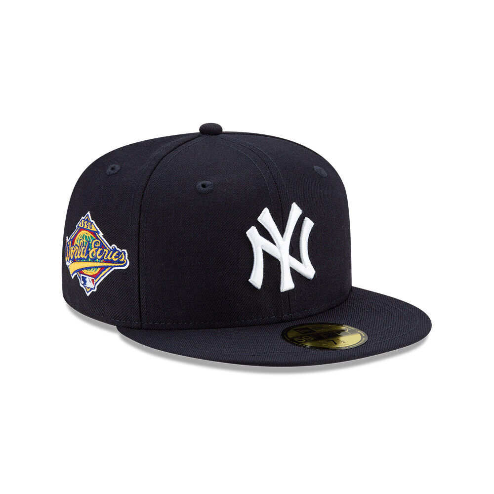 New York Yankees Navy Classic 1996 World Series New Era 59Fifty Fitted Hat Official Team Hat Sports Fan Cap