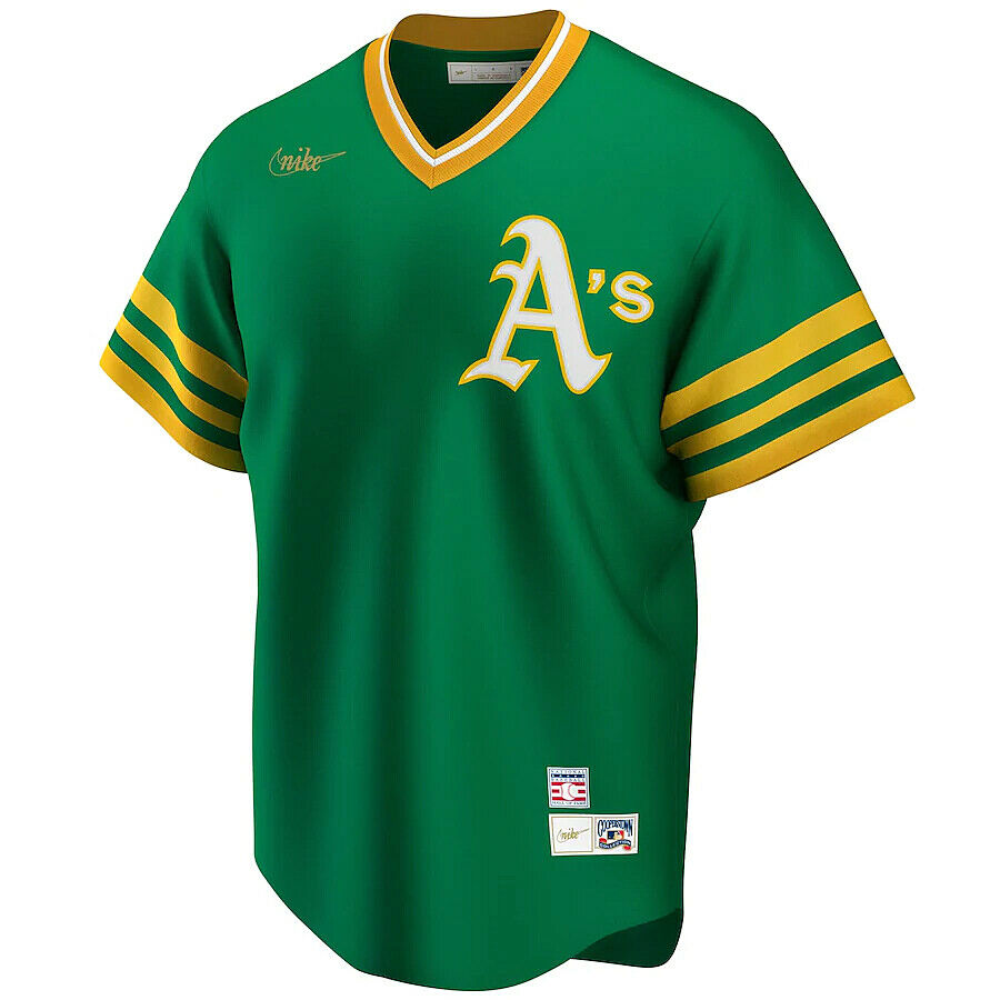 Reggie Jackson Oakland Athletics Nike Cooperstown Collection Player Jersey - Green Official Team Jersey Sports Fan Apparel