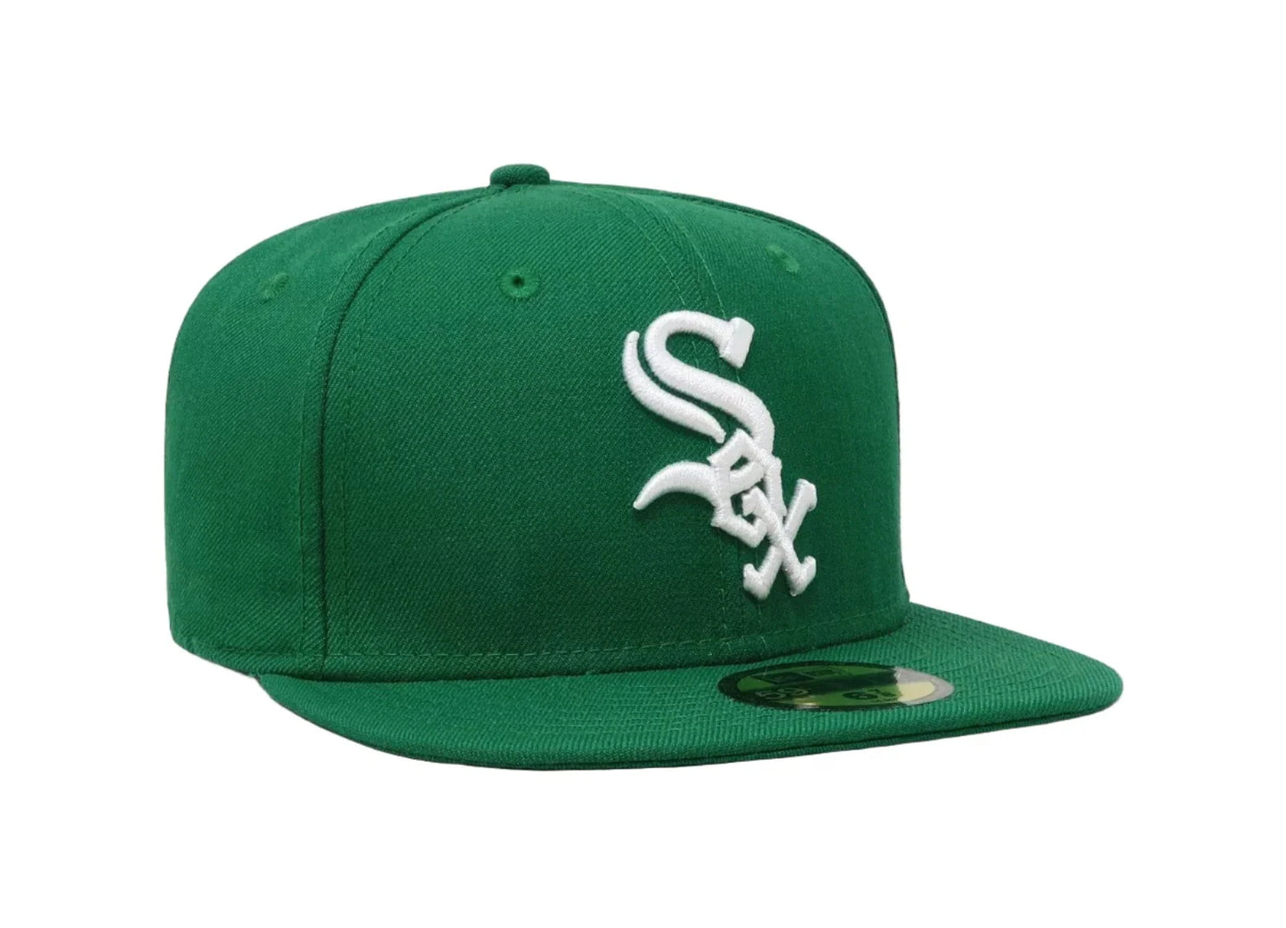 Chicago White Sox New Era Kelly Green Halfway To St. Patrick's Day 59FIFTY Fitted Hat Official Team Hat Sports Fan Cap