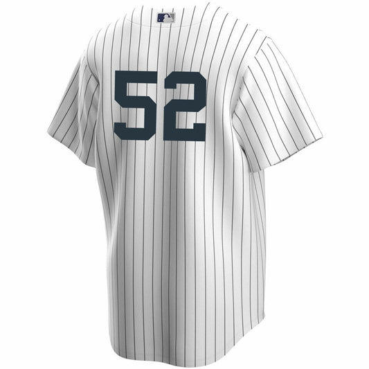 Men's Nike CC Sabathia #52 White New York Yankees Home Official Replica Player Jersey Official Team Jersey Sports Fan Apparel