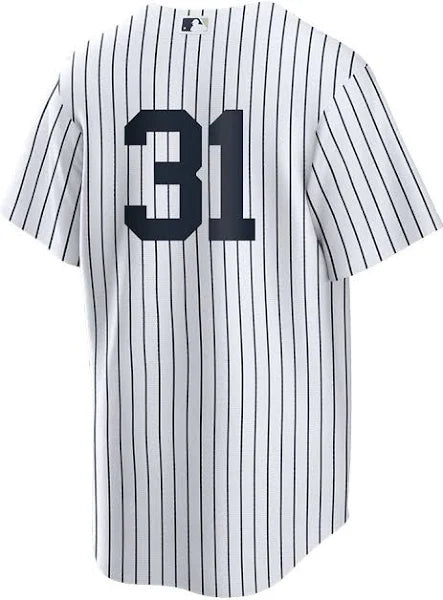 Men's Nike Ichiro Suzuki #31 White New York Yankees Home Official Replica Player Jersey Official Team Jersey Sports Fan Apparel