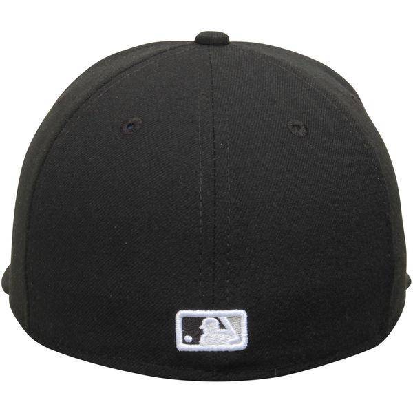 Men's Chicago White Sox New Era Black Game Authentic Collection On-Field 59FIFTY Fitted Hat Official Team Hat Sports Fan Cap
