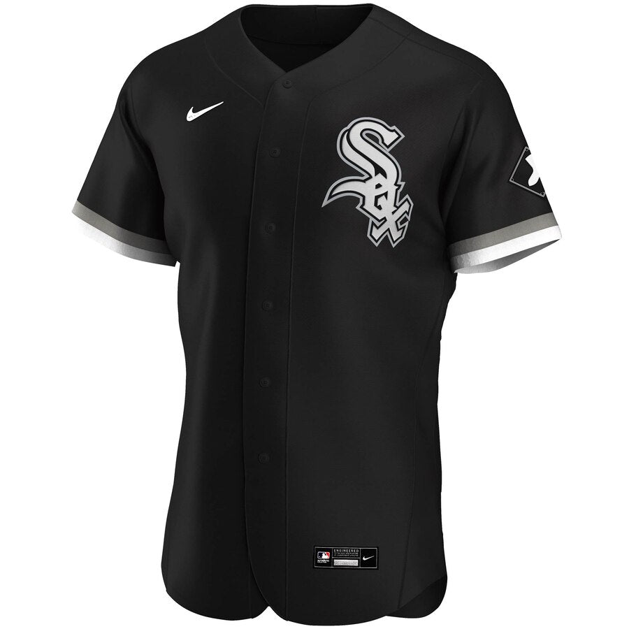 Men's Chicago White Sox Nike Black Alternate Authentic Official Team Jersey Sports Fan Apparel
