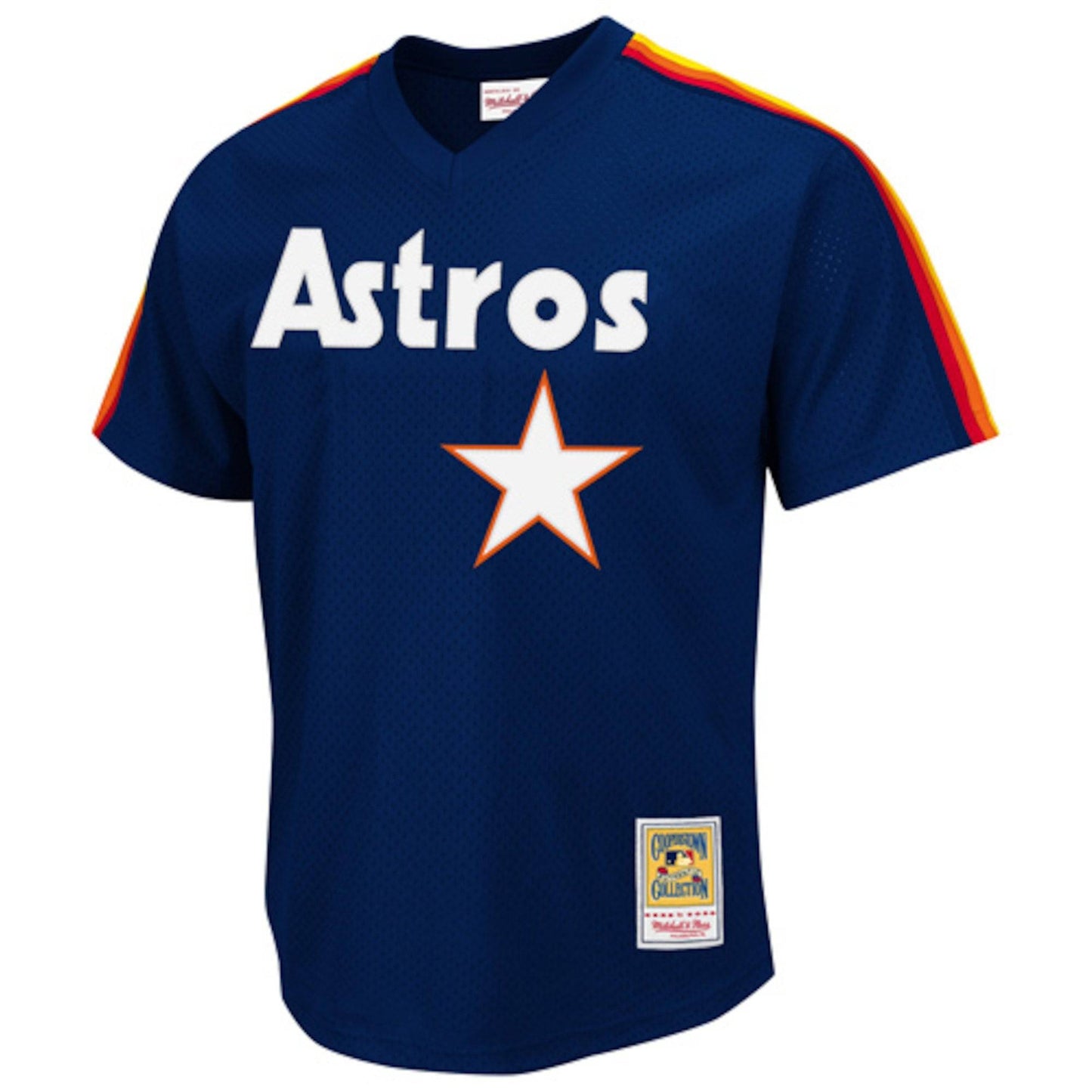 Men's Houston Astros Nolan Ryan Mitchell & Ness Navy 1988 Authentic Cooperstown Collection Mesh Batting Practice Jersey Official Team Jersey Sports Fan Apparel