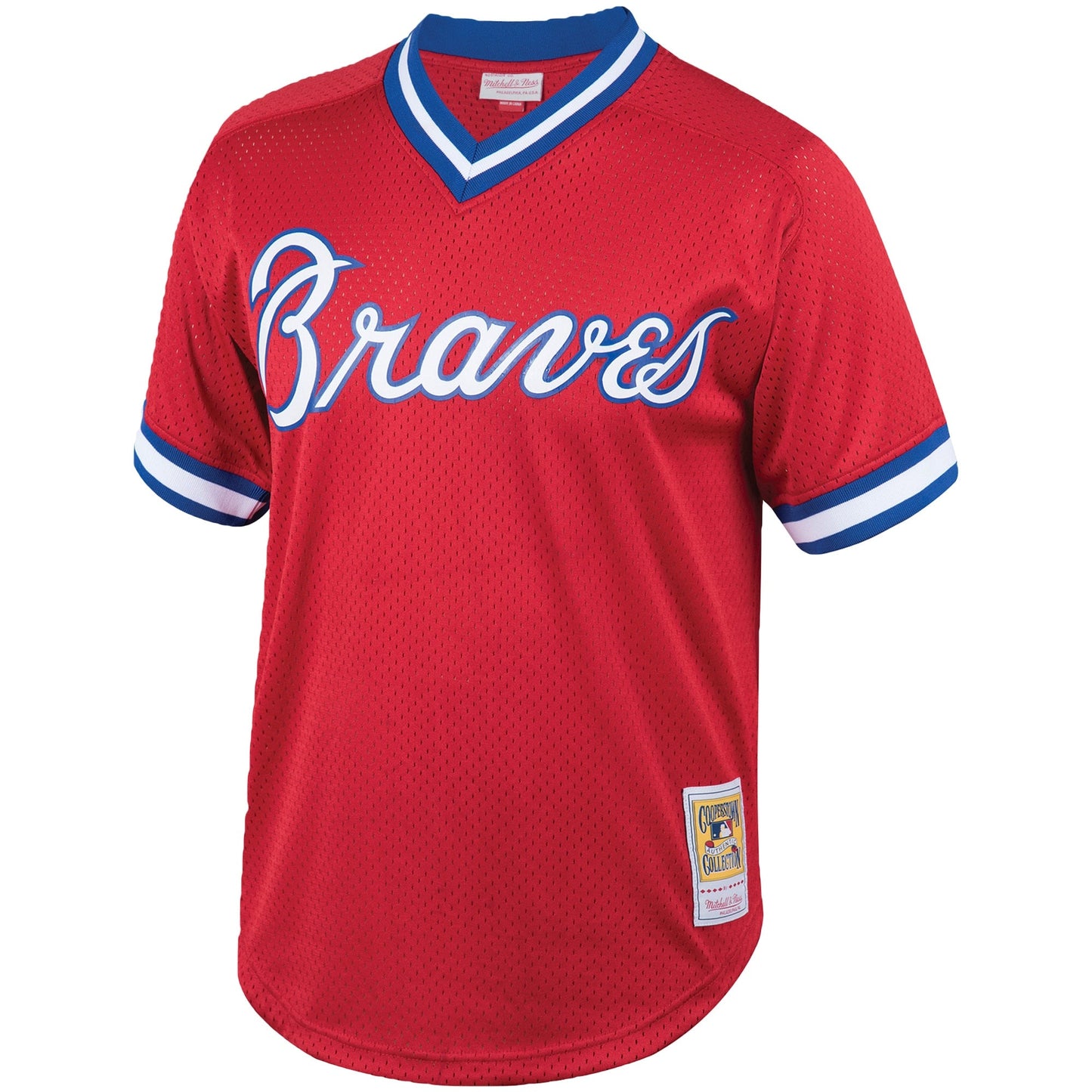 Men's Dale Murphy Atlanta Braves Mitchell & Ness Cooperstown Collection Authentic Batting Practice Jersey - Red Official Team Jersey Sports Fan Apparel