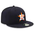 Men's Houston Astros New Era Navy Home Authentic Collection On Field 59FIFTY Fitted Hat Official Team Hat Sports Fan Cap