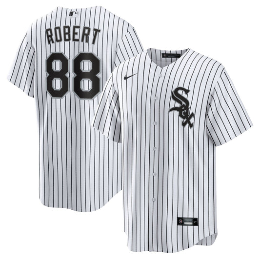 Men's Chicago White Sox Luis Robert Nike White Replica Player Name Jersey Official Team Jersey Sports Fan Apparel