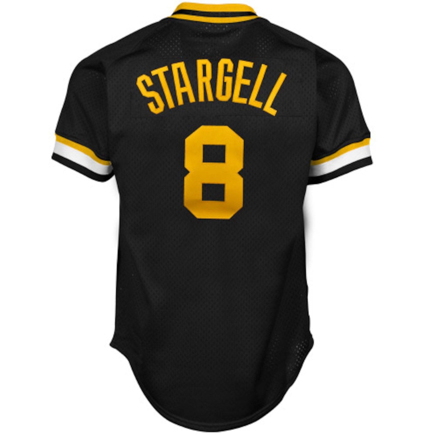 Men's Pittsburgh Pirates Willie Stargell Mitchell & Ness Black 1982 Authentic Cooperstown Collection Mesh Batting Practice Jersey Official Team Jersey Sports Fan Apparel