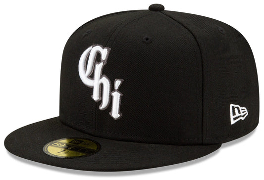 Chicago White Sox New Era Black City Connect On Field 59FIFTY Fitted Hat Official Team Hat Sports Fan Cap