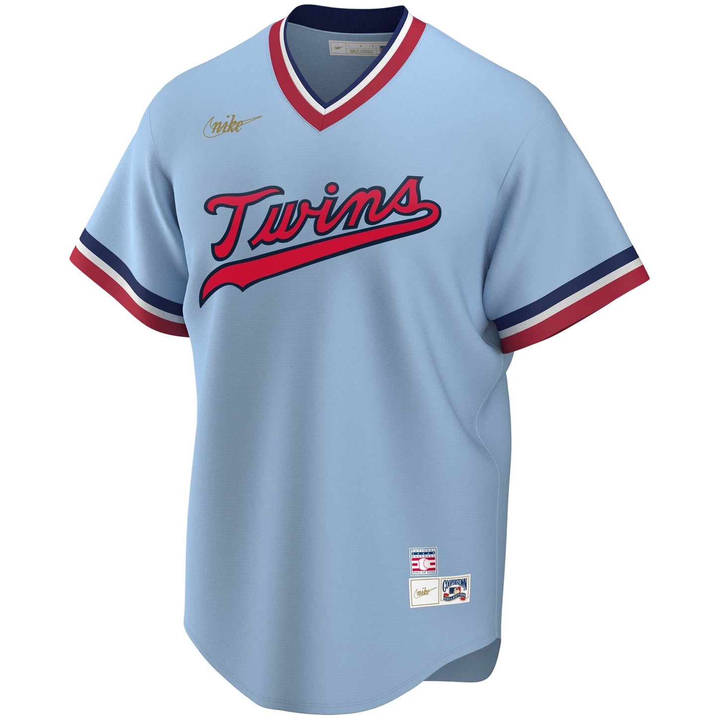 Men's Nike Rod Carew Blue Cooperstown Collection Player Jersey Official Team Jersey Sports Fan Apparel