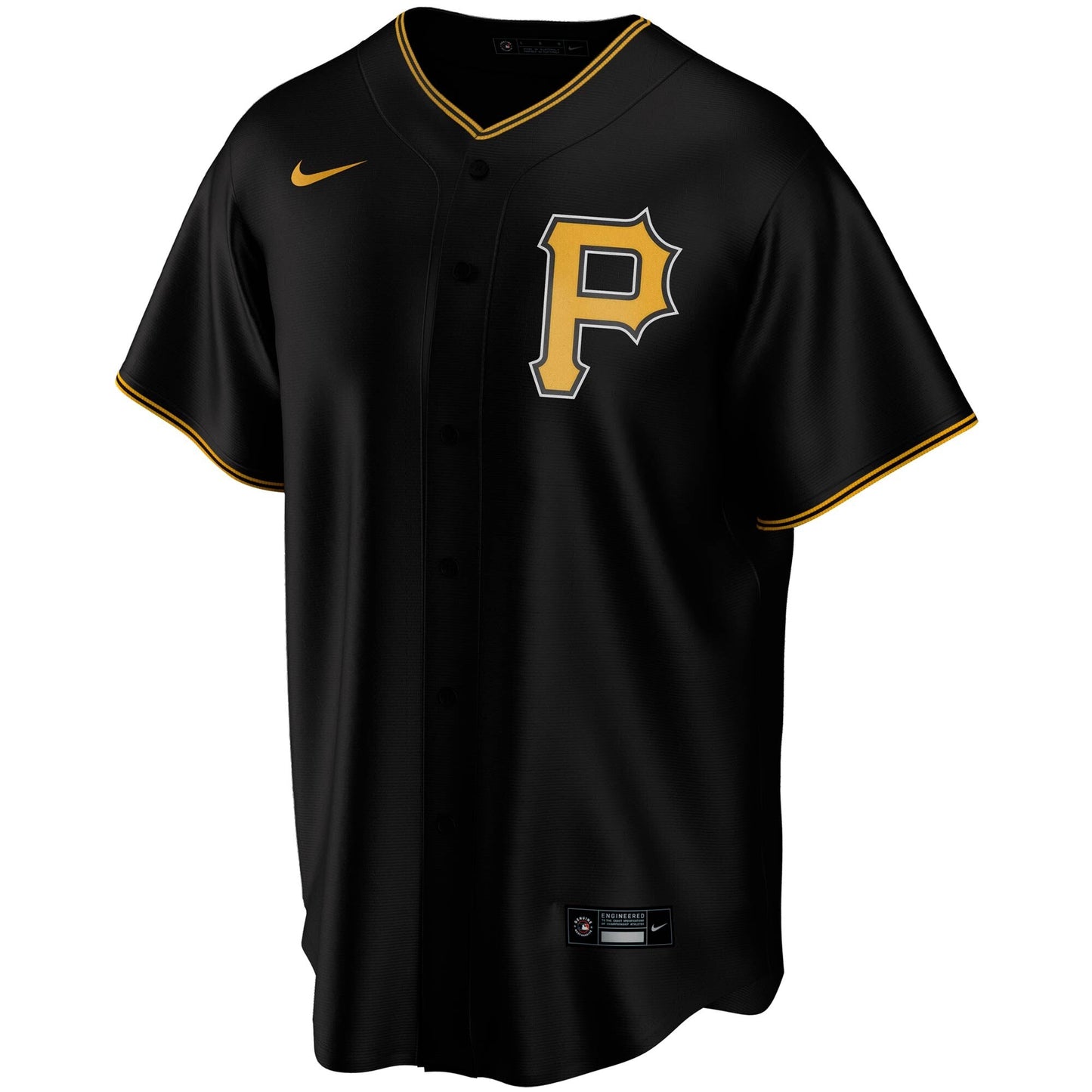 Men's Pittsburgh Pirates Nike Black Alternate Replica Team Jersey Official Team Jersey Sports Fan Apparel