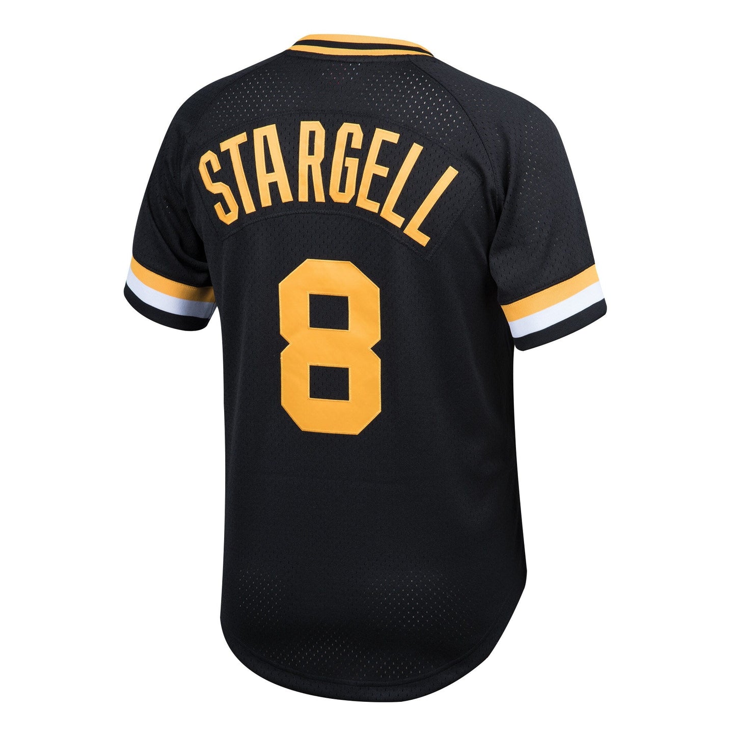 Youth Pittsburgh Pirates Willie Stargell & Ness Black Cooperstown Collection Mesh Batting Practice Jersey Official Team Jersey Sports Fan Apparel