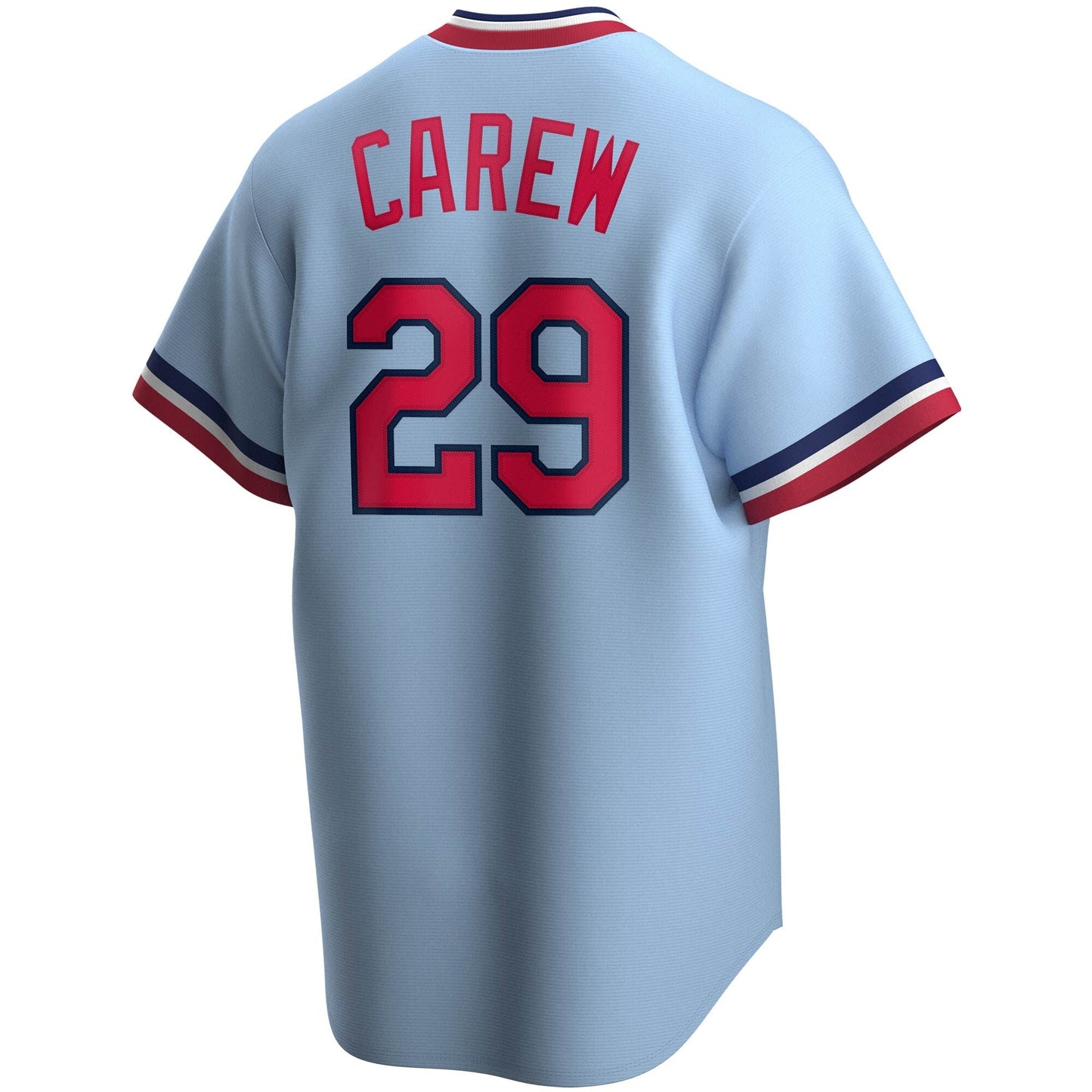 Men's Nike Rod Carew Blue Cooperstown Collection Player Jersey Official Team Jersey Sports Fan Apparel