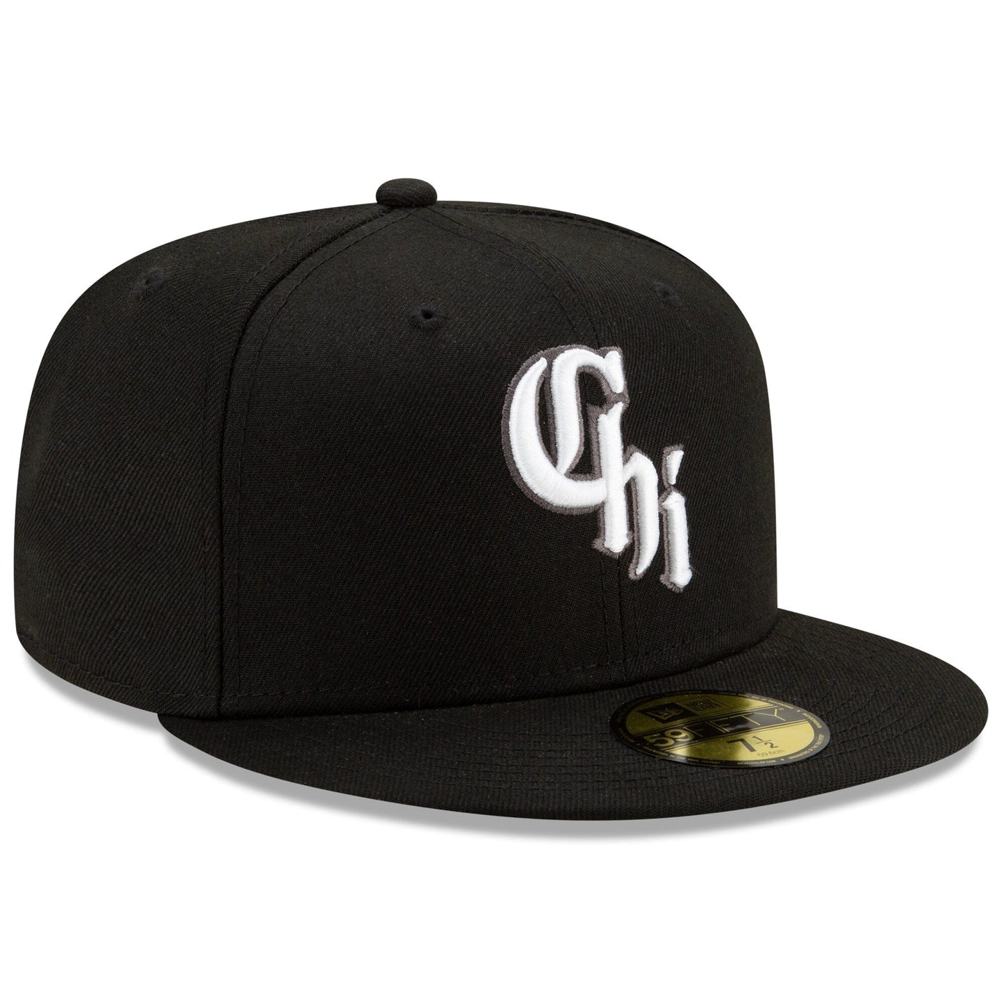 Chicago White Sox New Era Black City Connect On Field 59FIFTY Fitted Hat Official Team Hat Sports Fan Cap