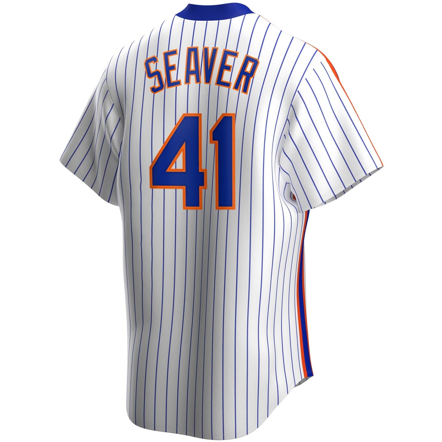 Men's Nike Tom Seaver New York Mets Cooperstown Collection Royal Pinstripe Replica Jersey Official Team Jersey Sports Fan Apparel