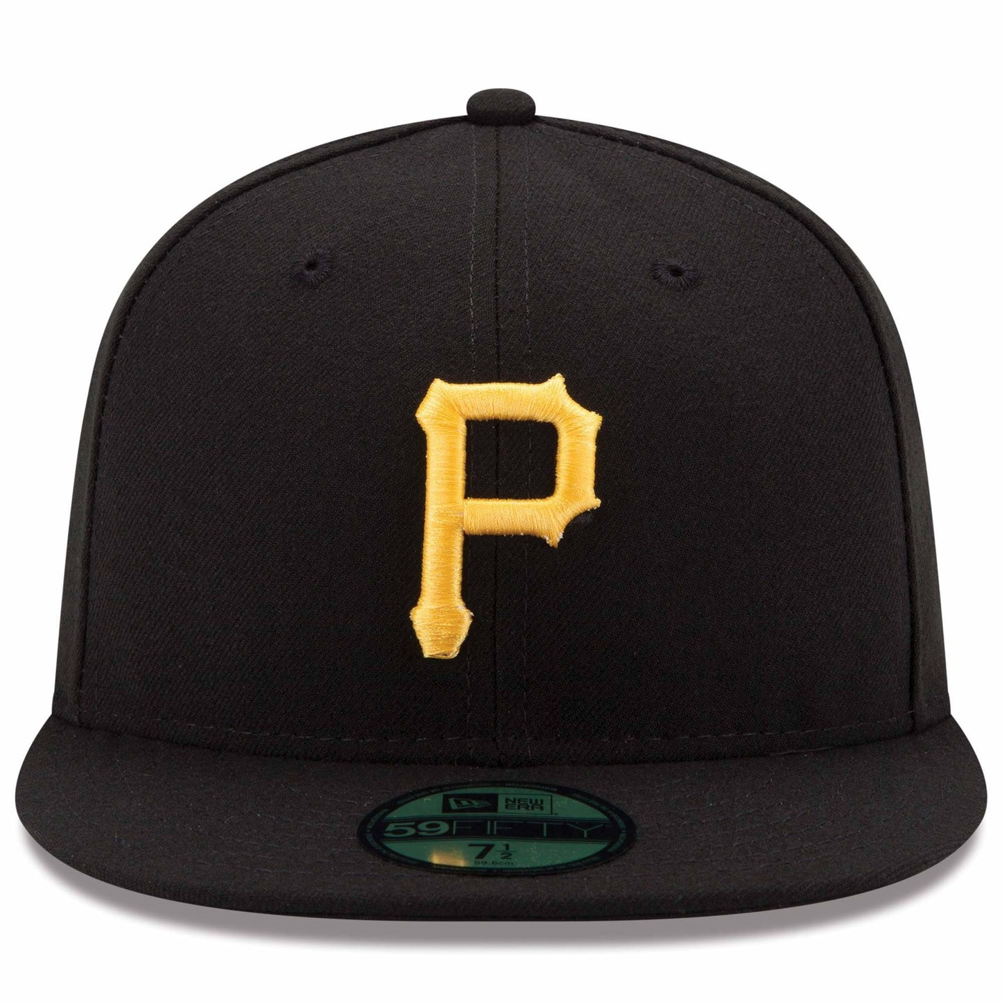 Men's Pittsburgh Pirates New Era Black Game Authentic Collection On-Field 59FIFTY Fitted Hat Official Team Hat Sports Fan Cap