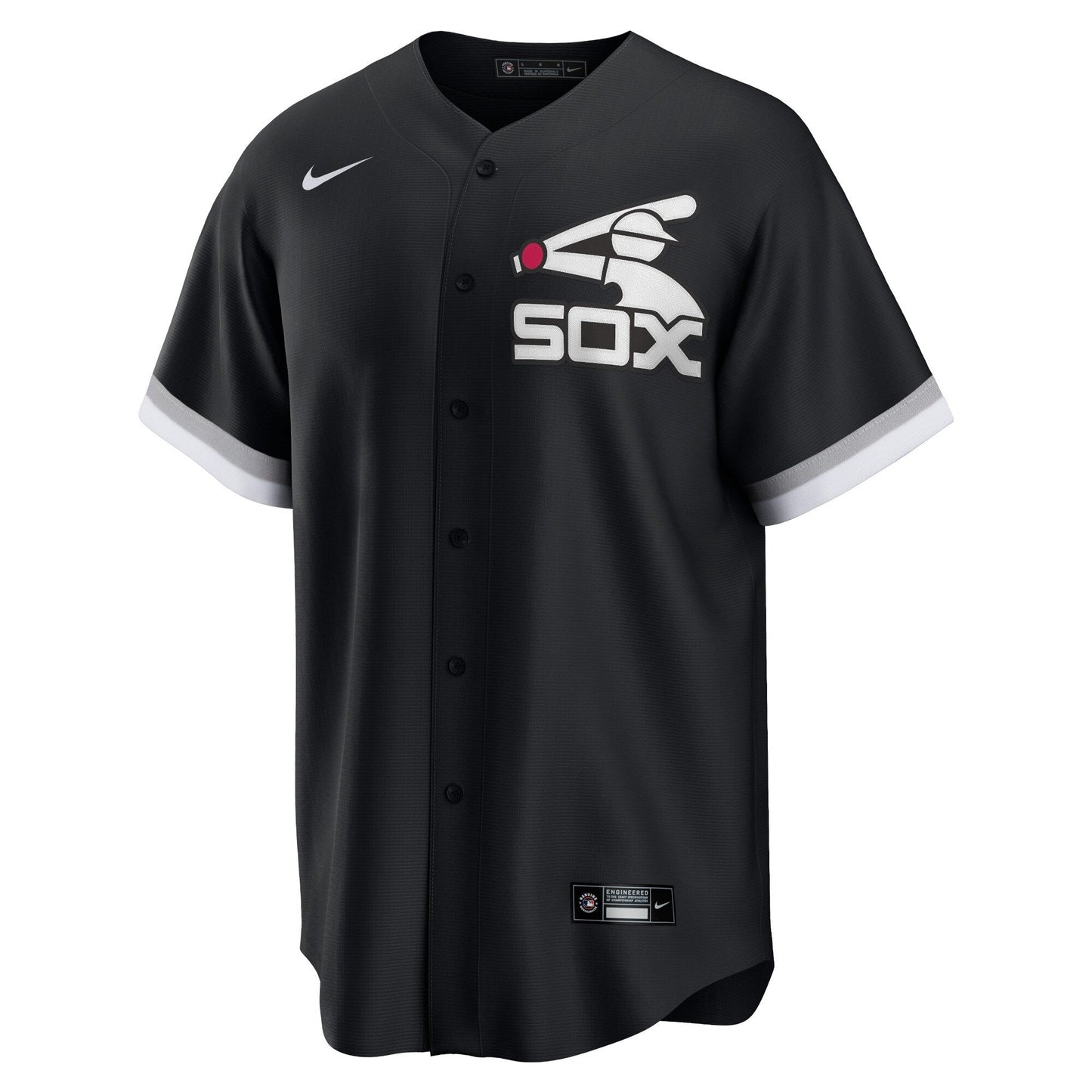 Men's Chicago White Sox Nike Batterman Replica Team Jersey - Black Official Team Jersey Sports Fan Apparel