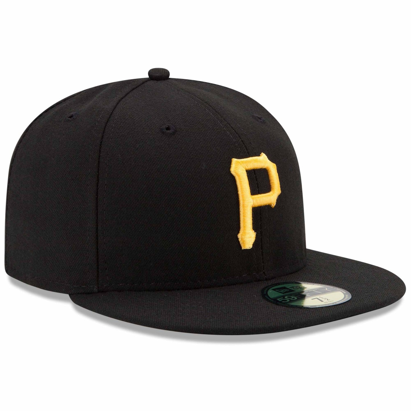 Men's Pittsburgh Pirates New Era Black Game Authentic Collection On-Field 59FIFTY Fitted Hat Official Team Hat Sports Fan Cap