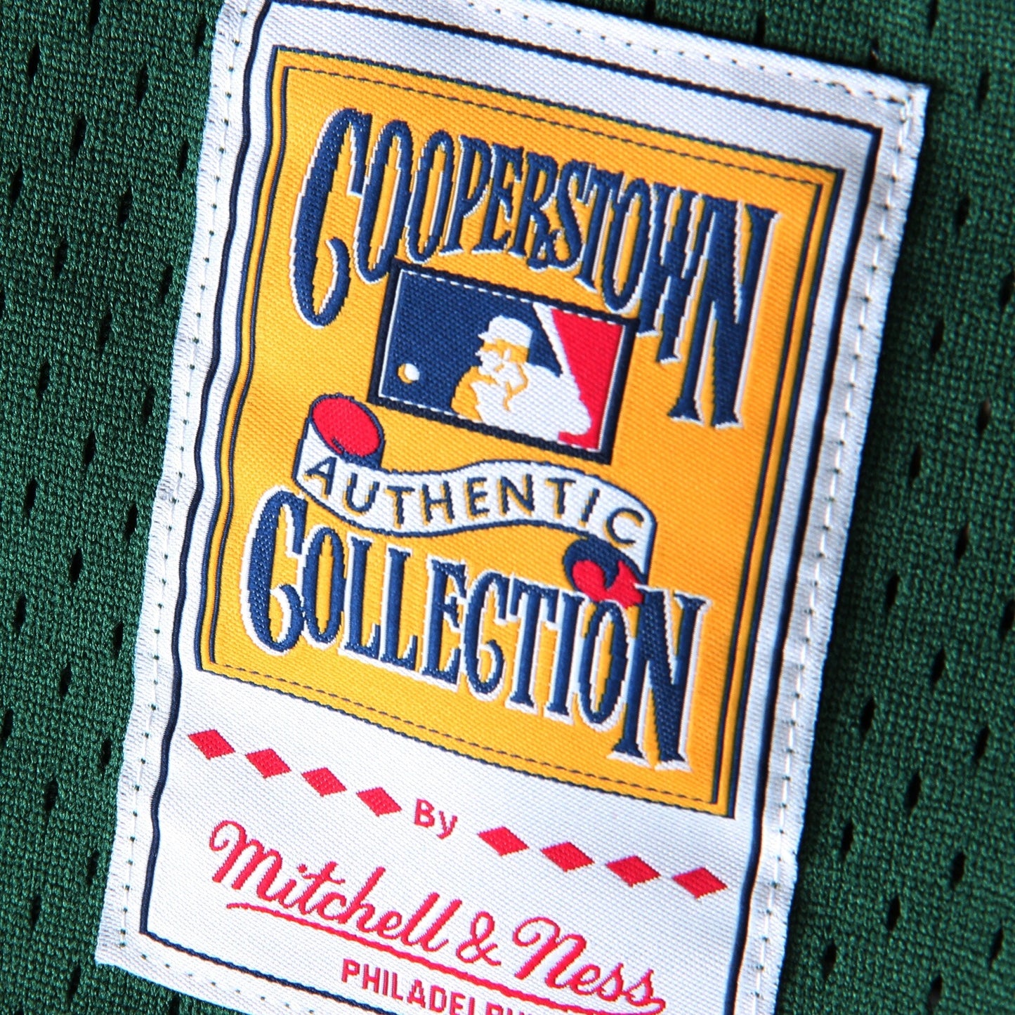 Men's Oakland Athletics Rickey Henderson 1998 Mitchell & Ness Green Cooperstown 1987 Mesh Batting Practice Jersey Official Team Jersey Sports Fan Apparel