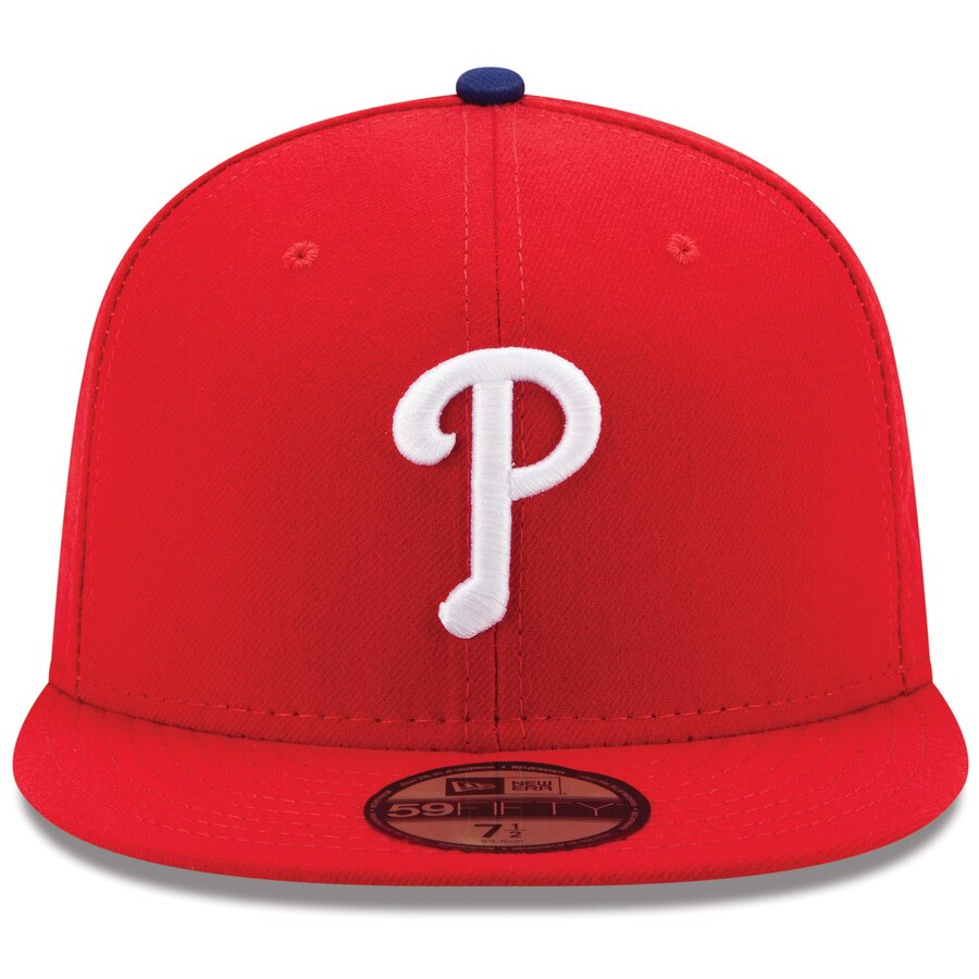 Men's Philadelphia Phillies Authentic Collection On-Field 59FIFTY Fitted Hat Official Team Hat Sports Fan Cap