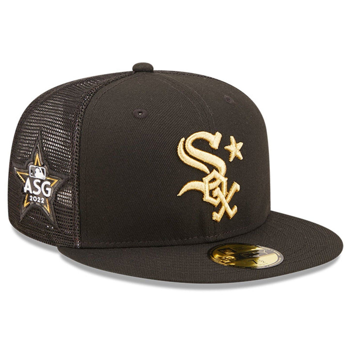 Men's Chicago White Sox New Era Black 2022 MLB All-Star Game On-Field 59FIFTY Fitted Hat Official Team Hat Sports Fan Cap
