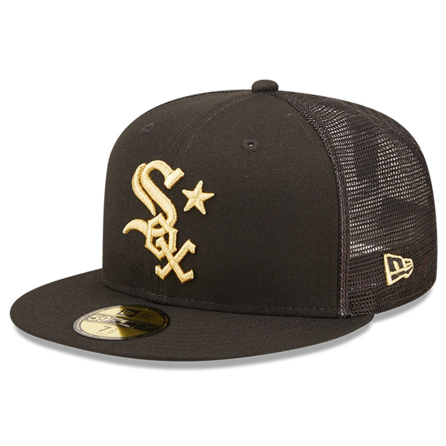 Men's Chicago White Sox New Era Black 2022 MLB All-Star Game On-Field 59FIFTY Fitted Hat Official Team Hat Sports Fan Cap