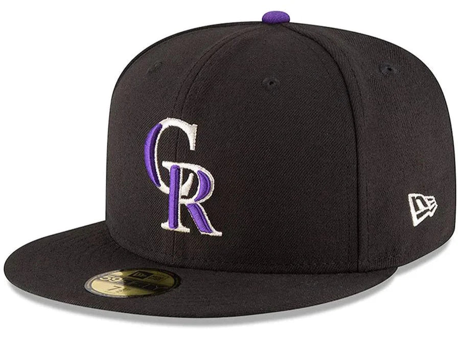 New Era MLB Colorado Rockies Game Authentic Collection On Field 59Fifty Fitted Hat Official Team Hat Sports Fan Cap