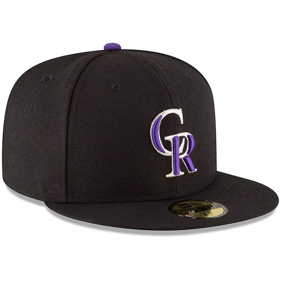 New Era MLB Colorado Rockies Game Authentic Collection On Field 59Fifty Fitted Hat Official Team Hat Sports Fan Cap