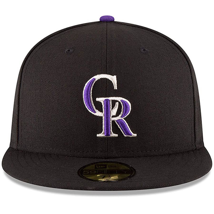New Era MLB Colorado Rockies Game Authentic Collection On Field 59Fifty Fitted Hat Official Team Hat Sports Fan Cap