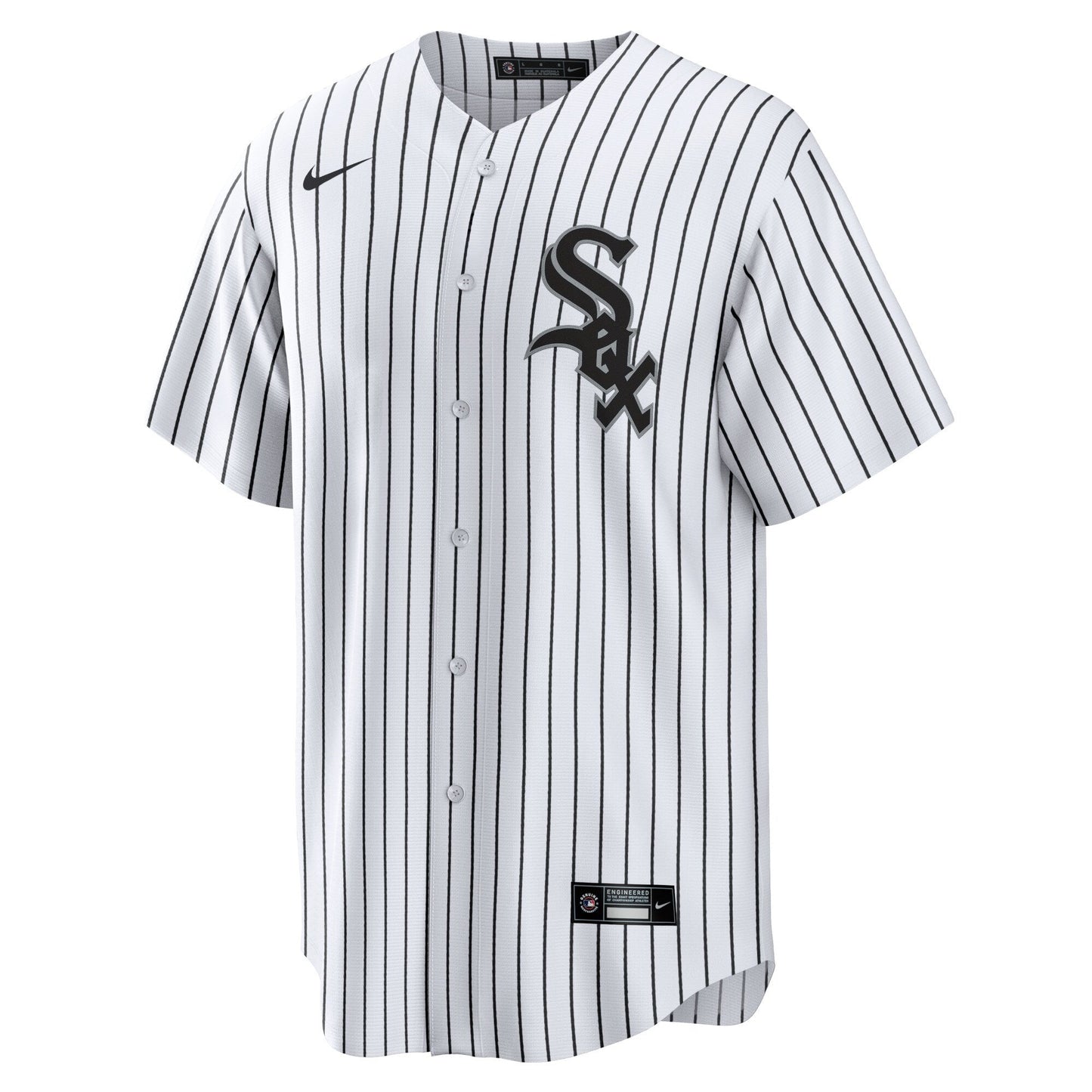 NIKE Men's Chicago White Sox White Home Blank Replica Jersey Official Team Jersey Sports Fan Apparel