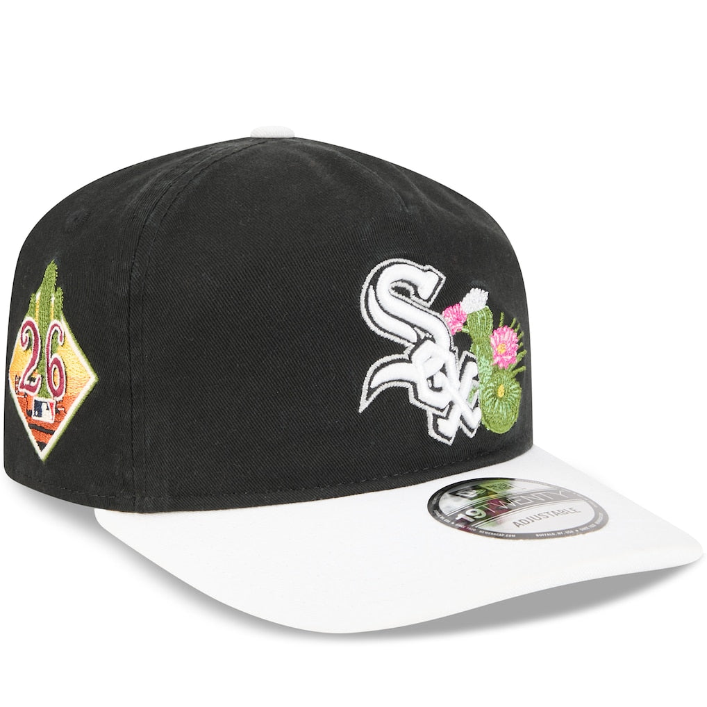 Chicago White Sox MLB 19Twenty Spring Training New Era Black/White Official Team Hat Sports Fan Cap