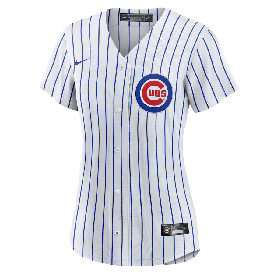 Women's Chicago Cubs Pete Crow-Armstrong Nike White Home Replica Player Jersey Official Team Jersey Sports Fan Apparel