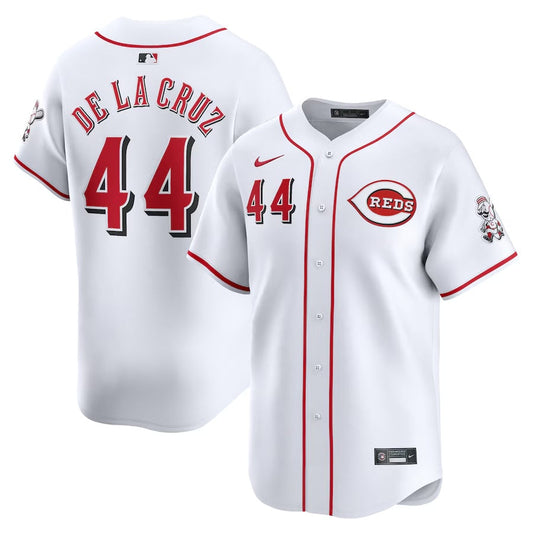 Youth Elly De La Cruz Cincinnati Reds NIKE White Home Limited Replica Jersey Official Team Jersey Sports Fan Apparel