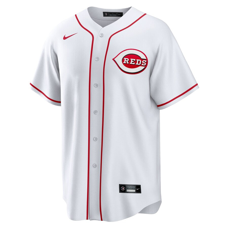 Youth Cincinnati Reds Nike Red Blank Home White Replica Jersey Official Team Jersey Sports Fan Apparel